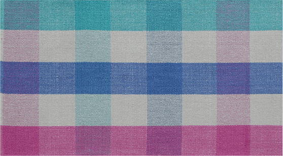 Cotton carpet Estoril blue/pink - markasa