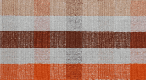 Cotton carpet Estoril Brown/Orange