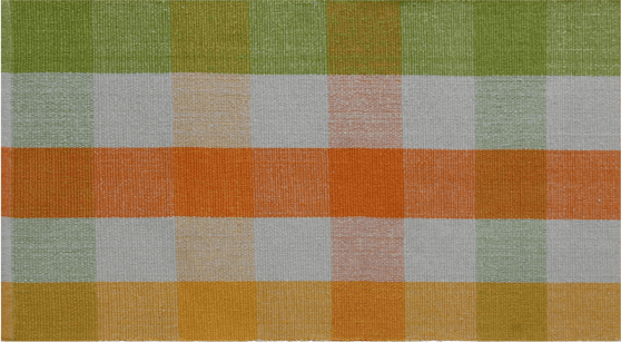 Cotton carpet Estoril Green/Yellow Markasa