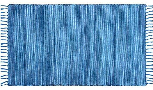 cotton carpet Peniche blue