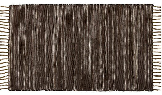cotton carpet peniche brown