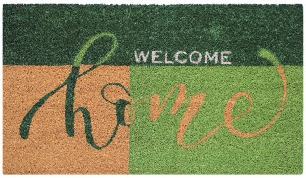 Cairo welcome home green doormat