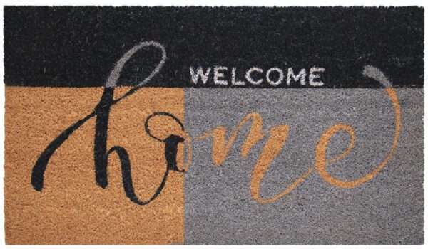 Cairo welcome home gray doormat