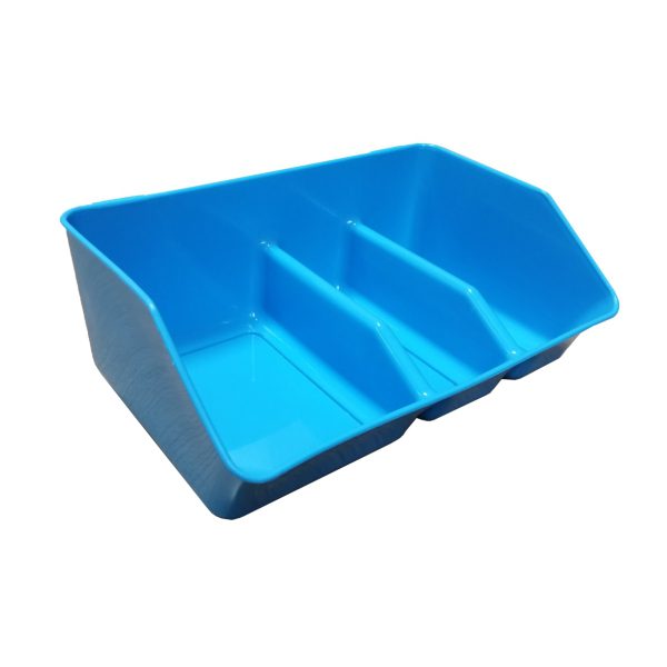 suporte de esfregão azul plastico