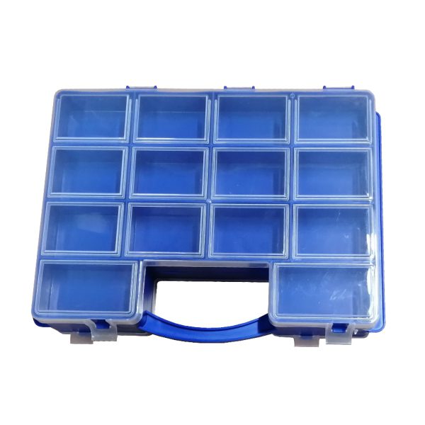 caixa plastico multiusos azul escuro markasa