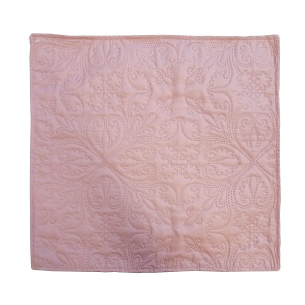 capa almofada floral - rosa - 65123E