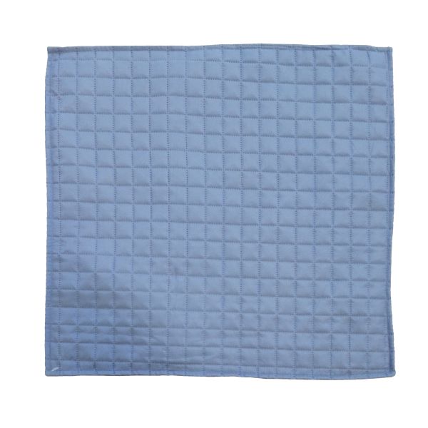 capa de almofada Eva quadrados azul - 66133E