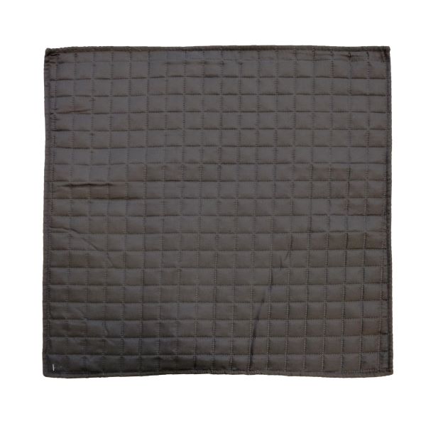 capa de almofada Eva quadrados cinza escuro - 63133E