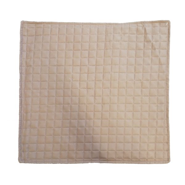 capa de almofada quadrados camel - 62133E